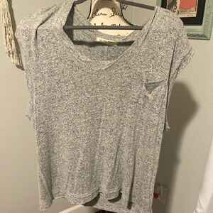 We The Free Heather Gray Short Sleeve Tee